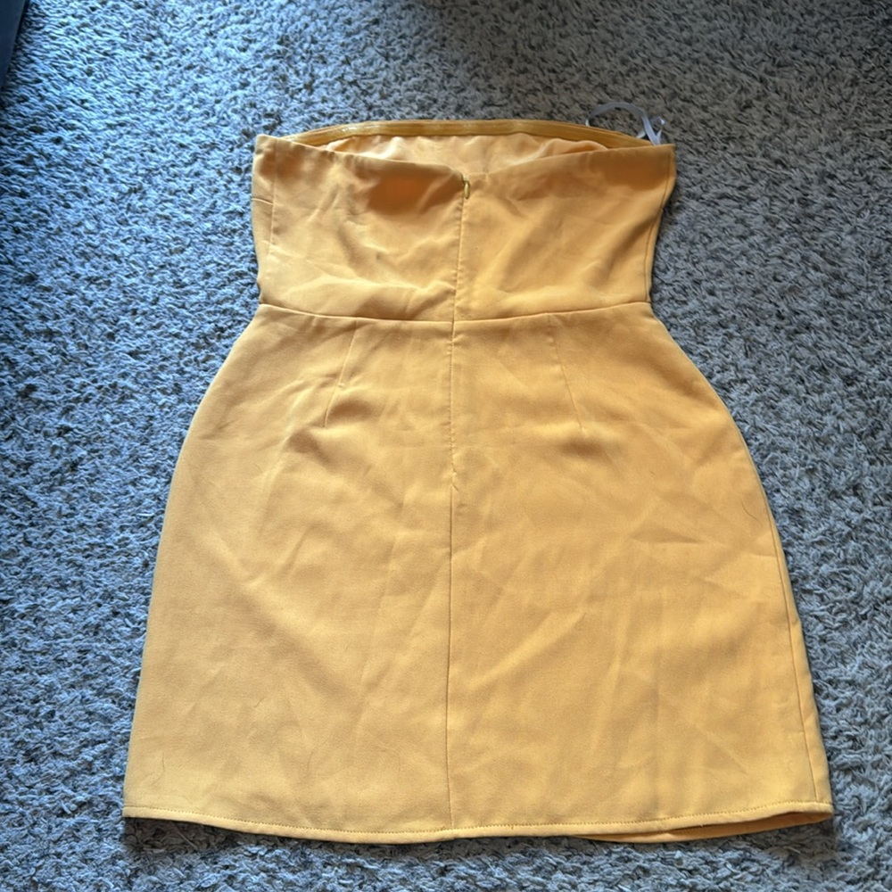 Lovers + Friends Strapless Mini Dress in Yellow - Picture 6 of 6